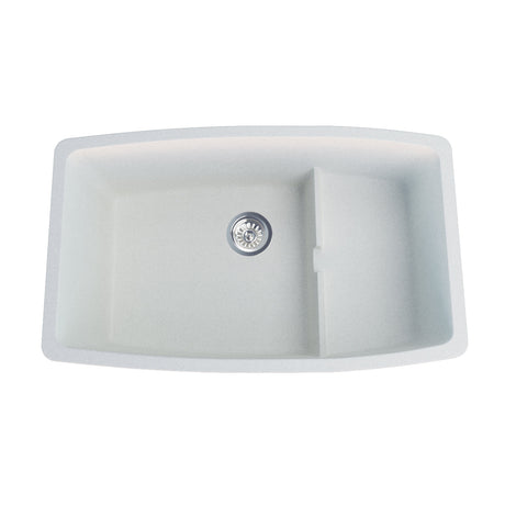 Clyde Granite Sink with Colander White