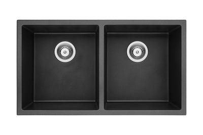 Vogt Bludenz Vogranite Double Bowl Undermount Kitchen Sink - image 1