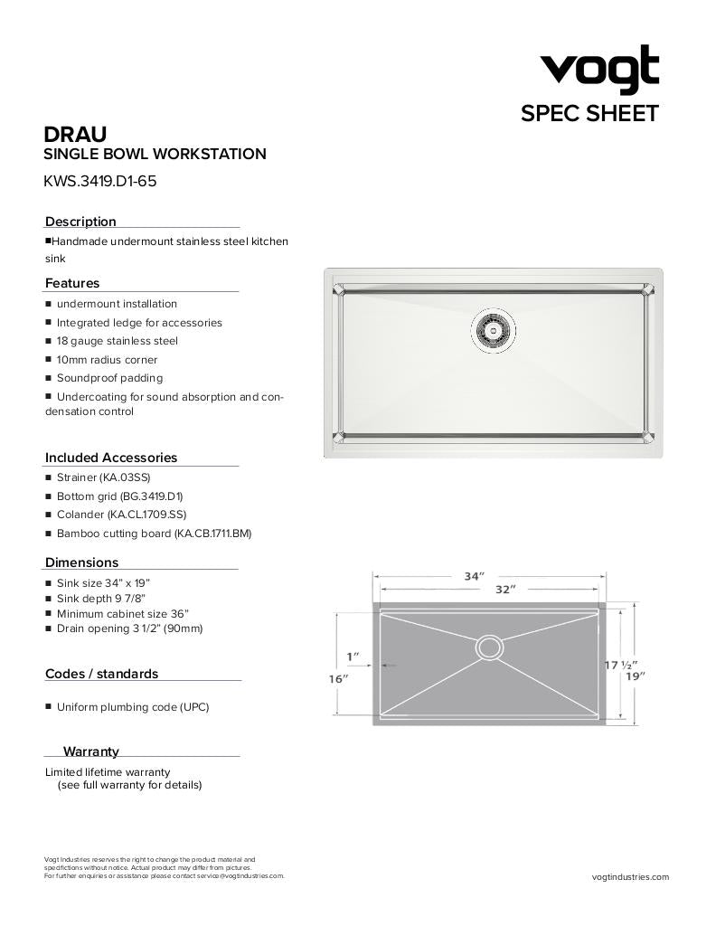 DRAU 34S KITCHEN WORKSTATION