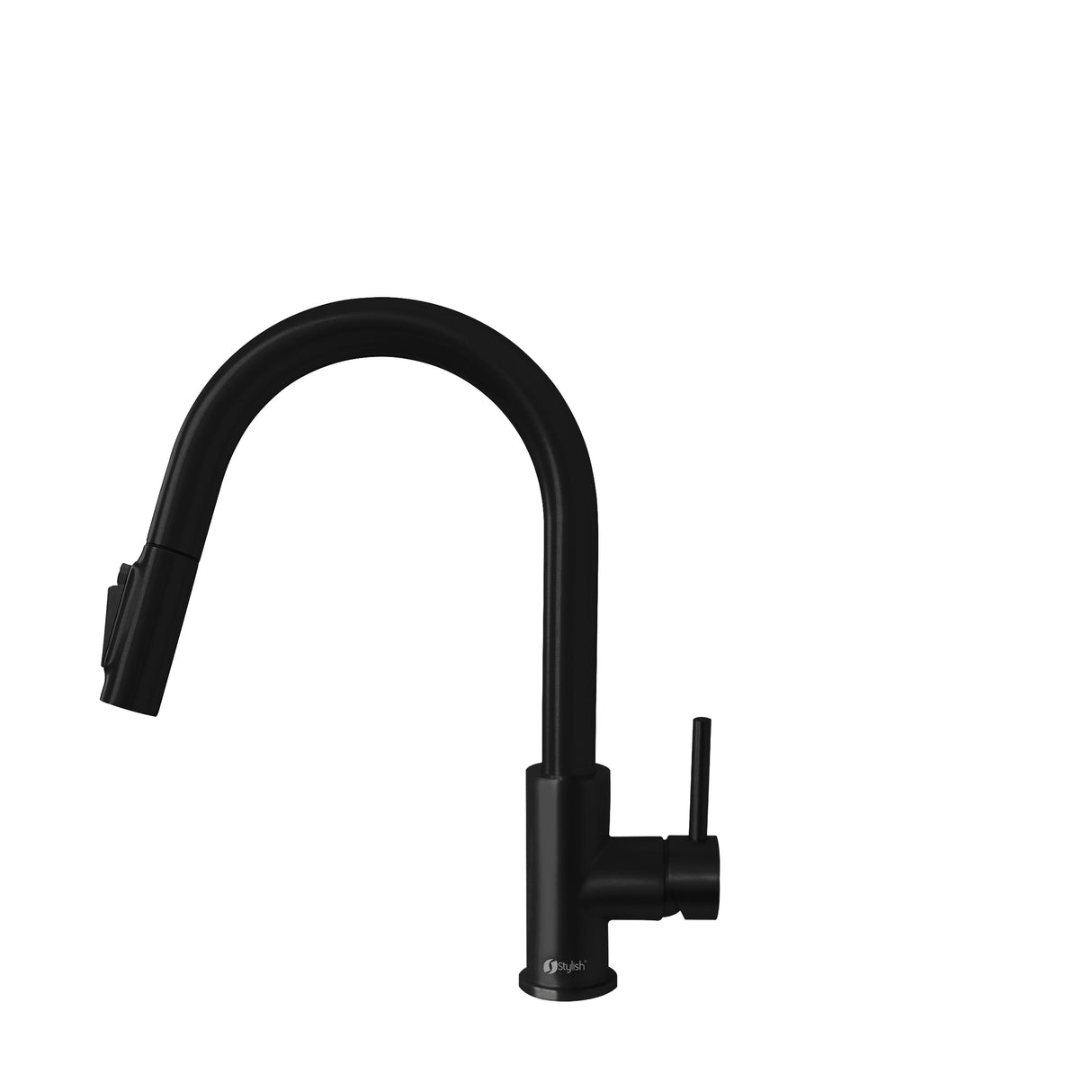 Modena Single Handle Brushed Gold Pull Down Kitchen Faucet with Reversible Osmosis