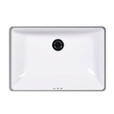 MUSE Undermount Lavatory, 18"<br>Three Hole Overflow