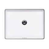 KARO Undermount Lavatory, 18"<br>Three Hole Overflow