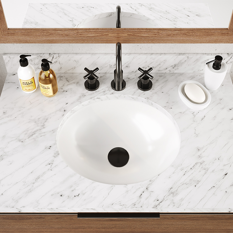 VANITY Undermount Lavatory, 17"