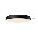 Alora Mood Laval 15-in Flush Mount