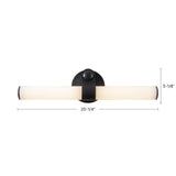 Alora Ledger 20-in Vanity Light