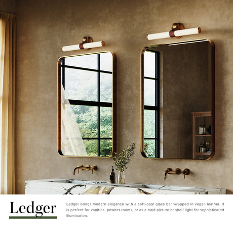 Alora Ledger 20-in Vanity Light