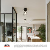 Alora Mood Leota 8-in Semi-Flush Mount