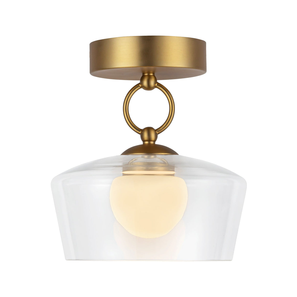 Alora Mood Leota 8-in Semi-Flush Mount
