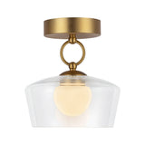 Alora Mood Leota 8-in Semi-Flush Mount
