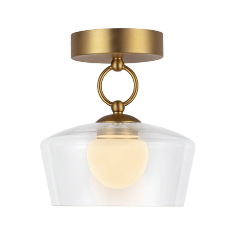 Alora Mood Leota 8-in Semi-Flush Mount