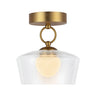 Alora Mood Leota 8-in Semi-Flush Mount