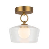Alora Mood Leota 8-in Semi-Flush Mount