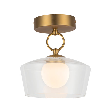 Alora Mood Leota 8-in Semi-Flush Mount