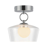 Alora Mood Leota 8-in Semi-Flush Mount
