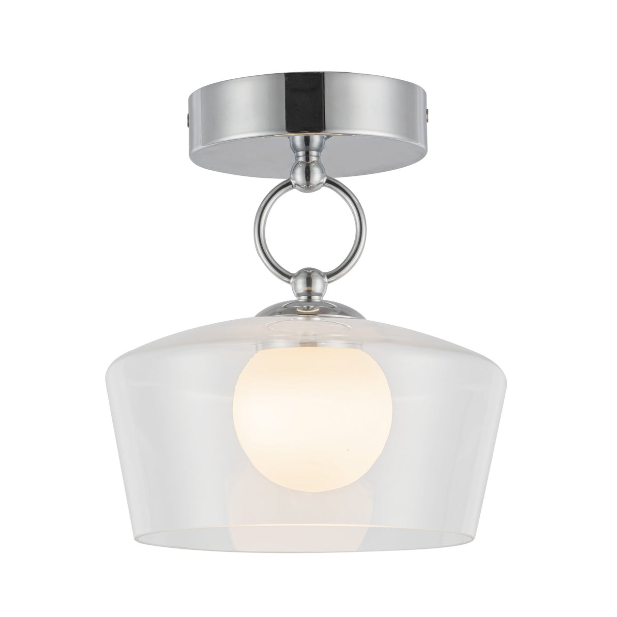 Alora Mood Leota 8-in Semi-Flush Mount