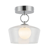Alora Mood Leota 8-in Semi-Flush Mount