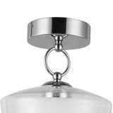 Alora Mood Leota 8-in Semi-Flush Mount