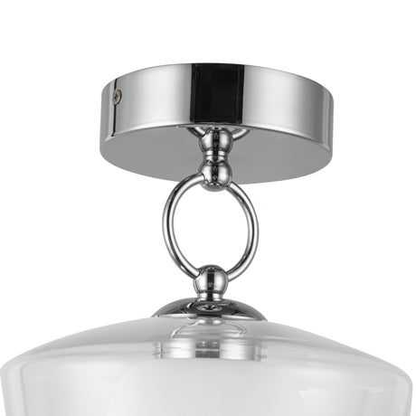 Alora Mood Leota 8-in Semi-Flush Mount