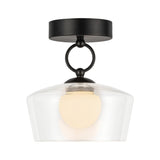 Alora Mood Leota 8-in Semi-Flush Mount
