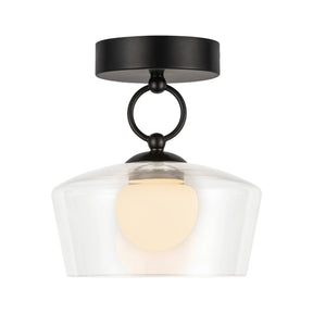 Alora Mood Leota 8-in Semi-Flush Mount