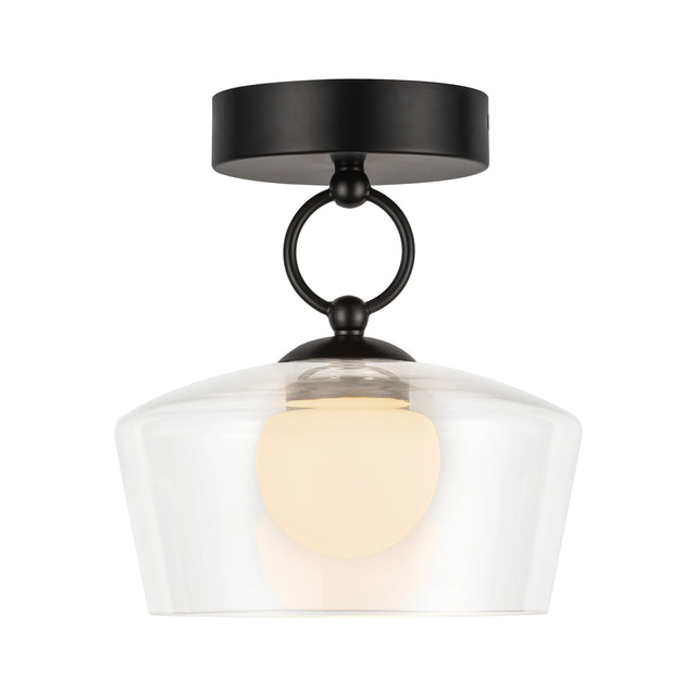 Alora Mood Leota 8-in Semi-Flush Mount