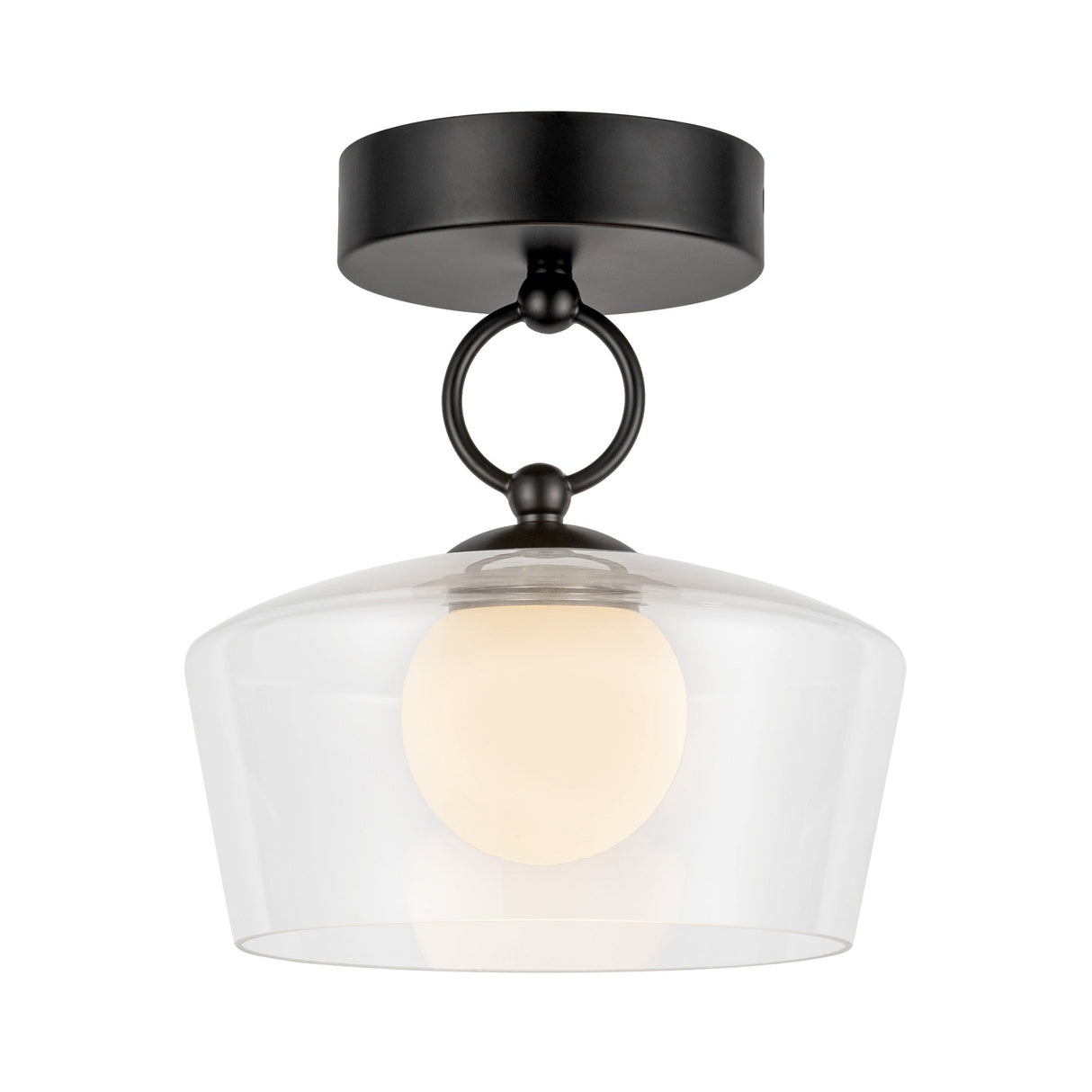 Alora Mood Leota 8-in Semi-Flush Mount