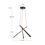 Kuzco Lex 27-in Chandelier