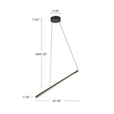 Kuzco Lex 24-in Linear Pendant