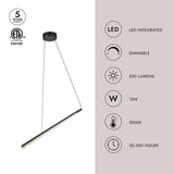Kuzco Lex 24-in Linear Pendant