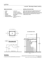 Luminist®Rectangle Vessel Lavatory