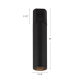 Kuzco Architectural Lorna 10-in (2-in Dia.) Concrete Ceiling Mount