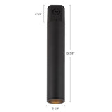 Kuzco Architectural Lorna 13-in (2-in Dia.) Concrete Ceiling Mount