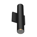 Kuzco Architectural Lorna 12-in (2-in Dia.) Exterior Wall Sconce Up/Down Light