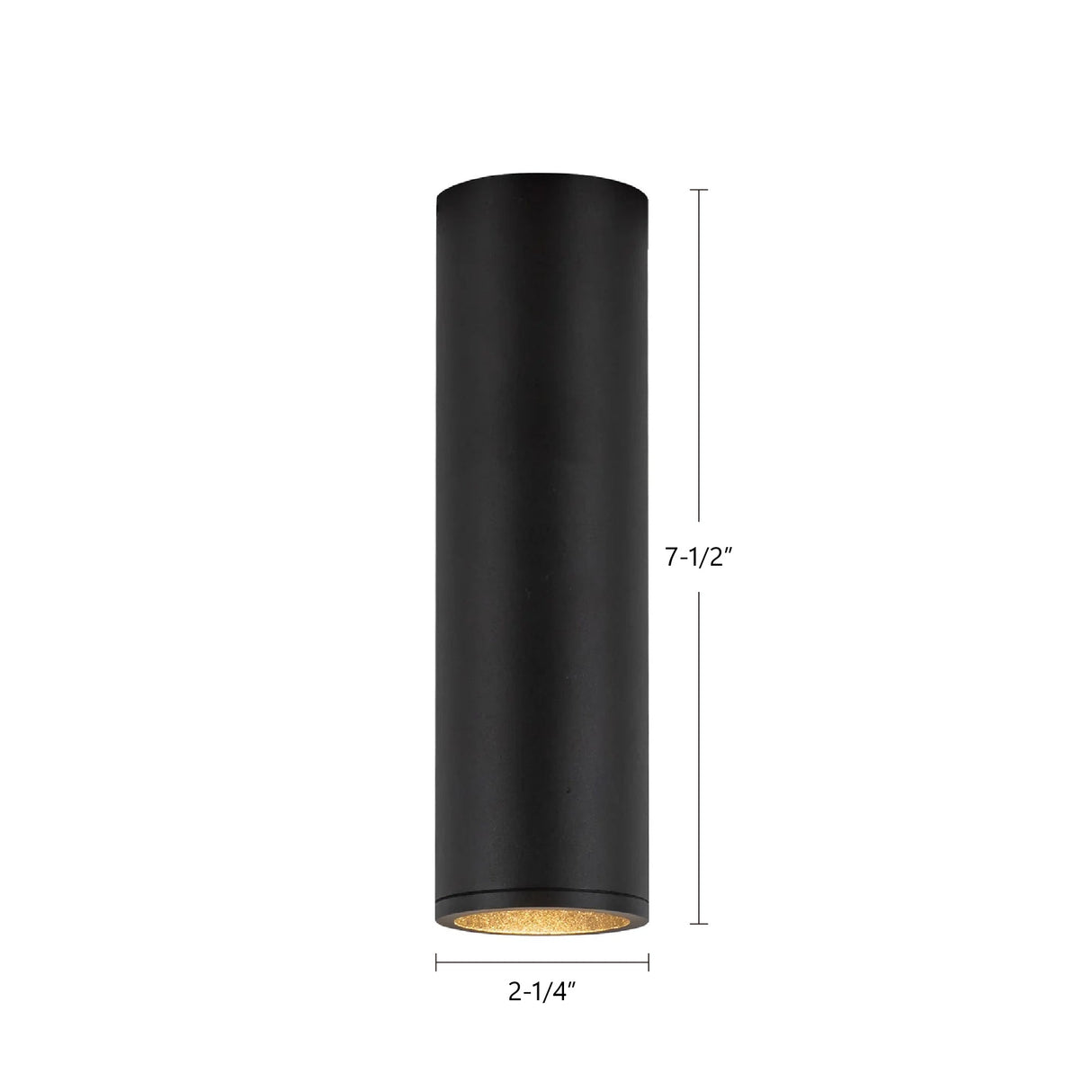 Kuzco Architectural Lorna 7-in (2-in Dia.) Flush Mount