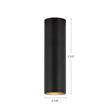 Kuzco Architectural Lorna 7-in (2-in Dia.) Flush Mount