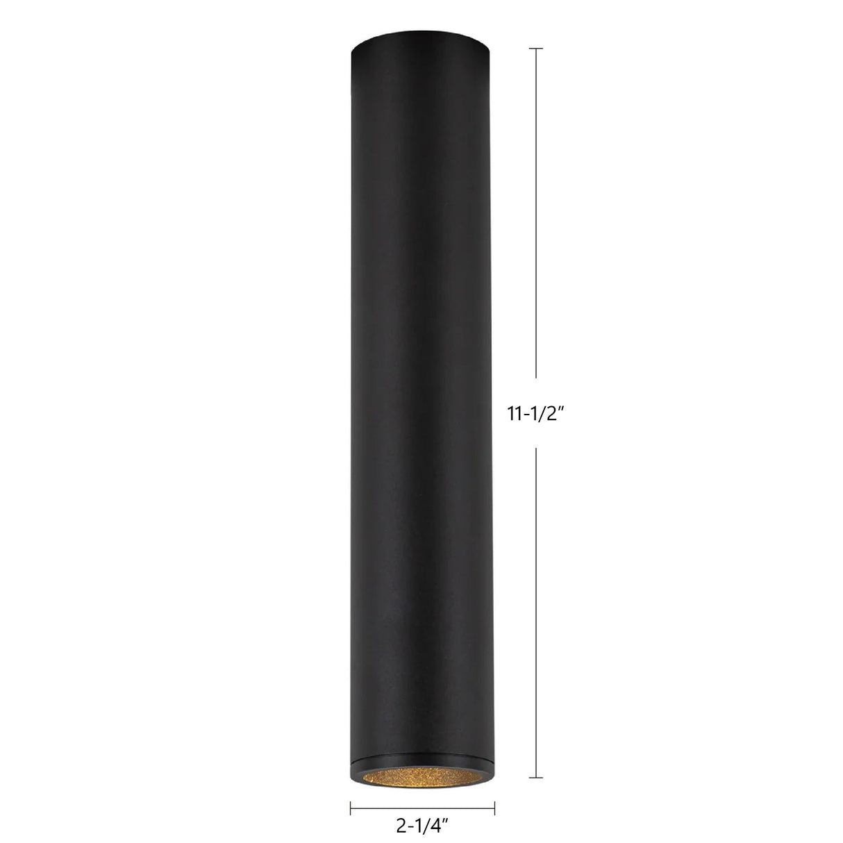 Kuzco Architectural Lorna 11-in (2-in Dia.) Flush Mount