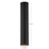 Kuzco Architectural Lorna 11-in (2-in Dia.) Flush Mount