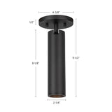 Kuzco Architectural Lorna 9-in (2-in Dia.) Adjustable Ceiling Mount