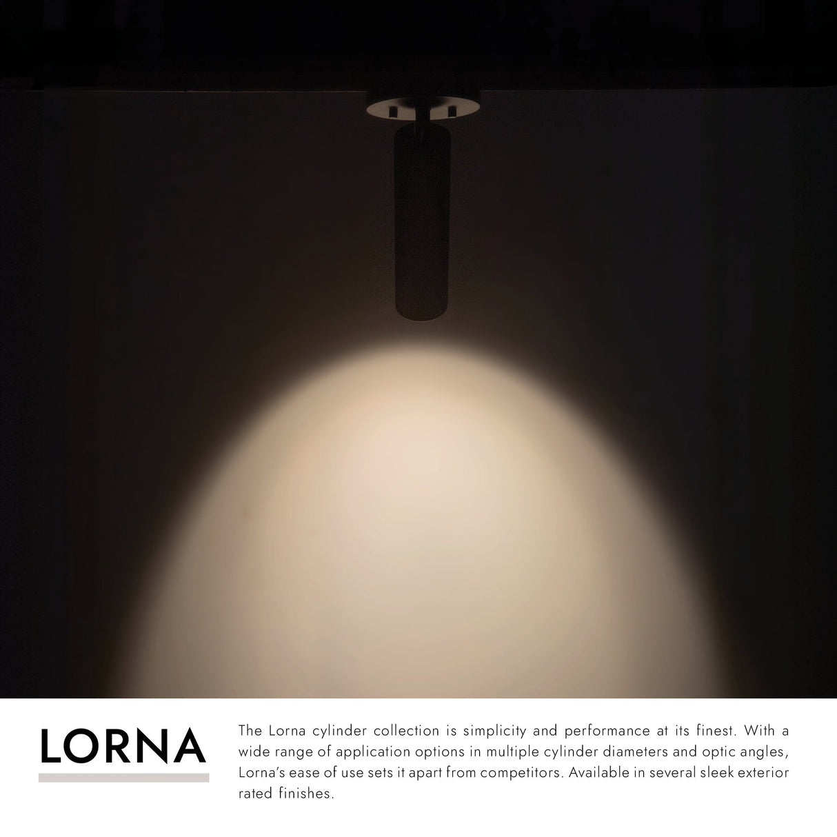 Kuzco Architectural Lorna 9-in (2-in Dia.) Adjustable Ceiling Mount