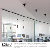 Kuzco Architectural Lorna 4-in (2-in Dia.) Ceiling Mount
