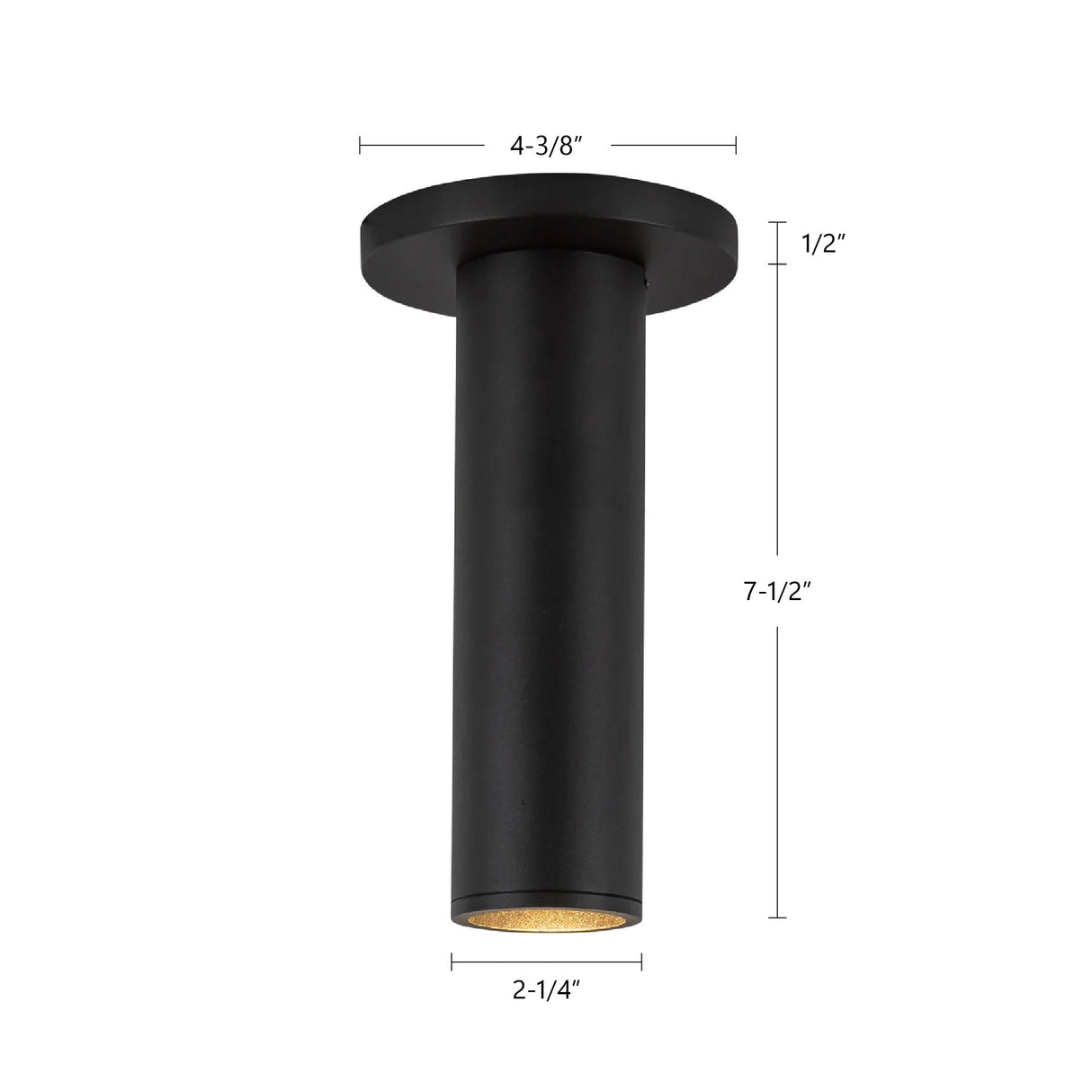 Kuzco Architectural Lorna 8-in (2-in Dia.) Ceiling Mount