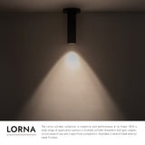 Kuzco Architectural Lorna 8-in (2-in Dia.) Ceiling Mount