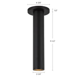 Kuzco Architectural Lorna 12-in (2-in Dia.) Ceiling Mount
