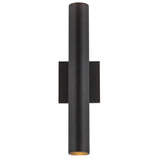 Kuzco Architectural Lorna 16-in (2-in Dia.) Wall Sconce Up/Down Light