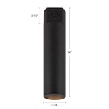Kuzco Architectural Lorna 14-in (3-in Dia.) Concrete Ceiling Mount