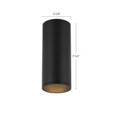 Kuzco Architectural Lorna 7-in (3-in Dia.) Flush Mount