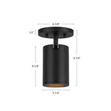 Kuzco Architectural Lorna 6-in (3-in Dia.) Adjustable Ceiling Mount