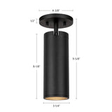 Kuzco Architectural Lorna 9-in (3-in Dia.) Adjustable Ceiling Mount