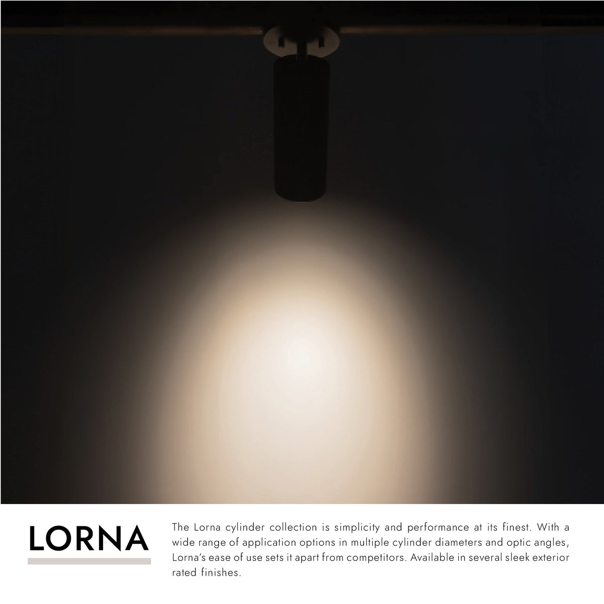 Kuzco Architectural Lorna 9-in (3-in Dia.) Adjustable Ceiling Mount