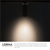 Kuzco Architectural Lorna 9-in (3-in Dia.) Adjustable Ceiling Mount